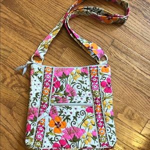 Vera Bradley Crossbody Hipster Tea Garden EUC